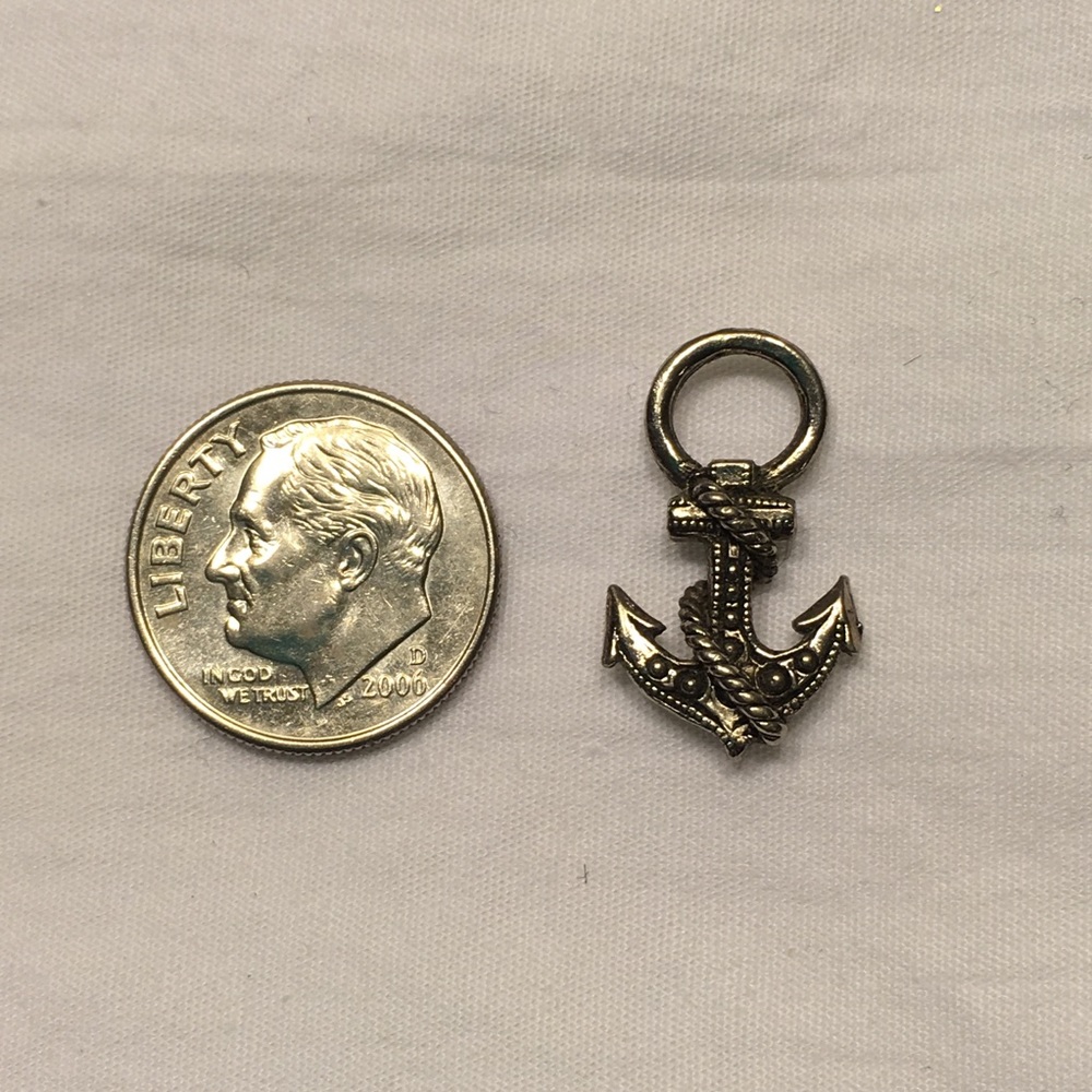 Preppy Nautical Themed Silver Charm - Picture 3 of 4